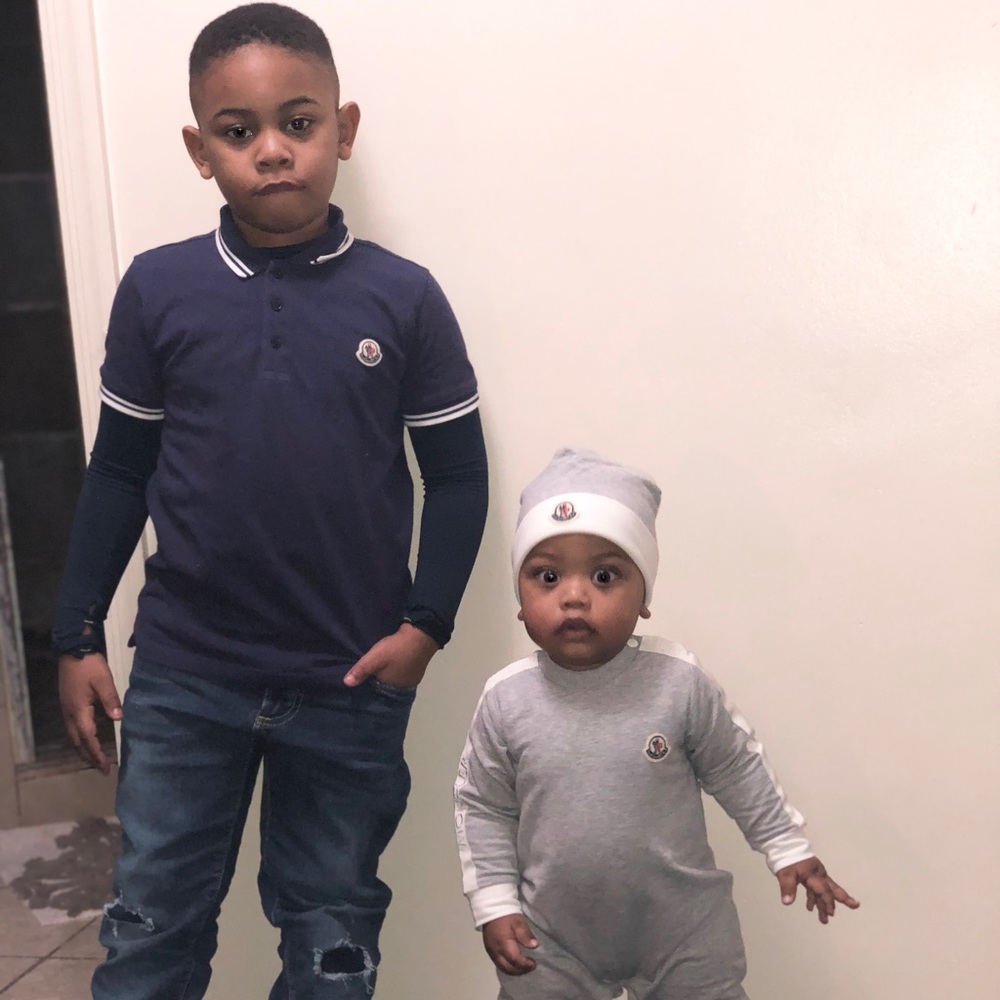 Moncler big kid Polo